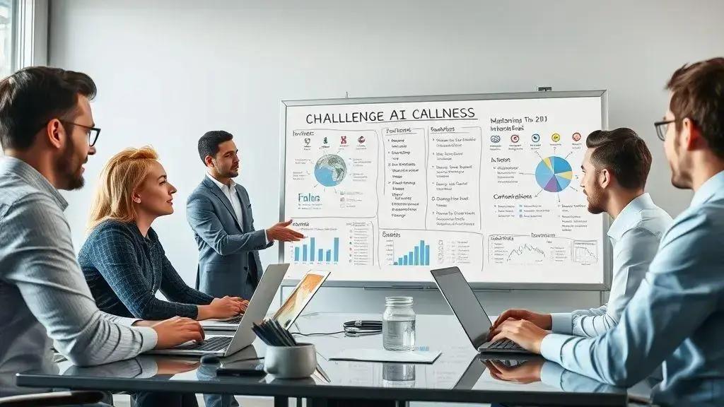 Desafios na implementação de IA