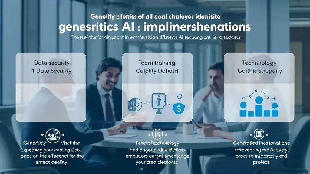 Desafios e considerações ao implementar ia generativa