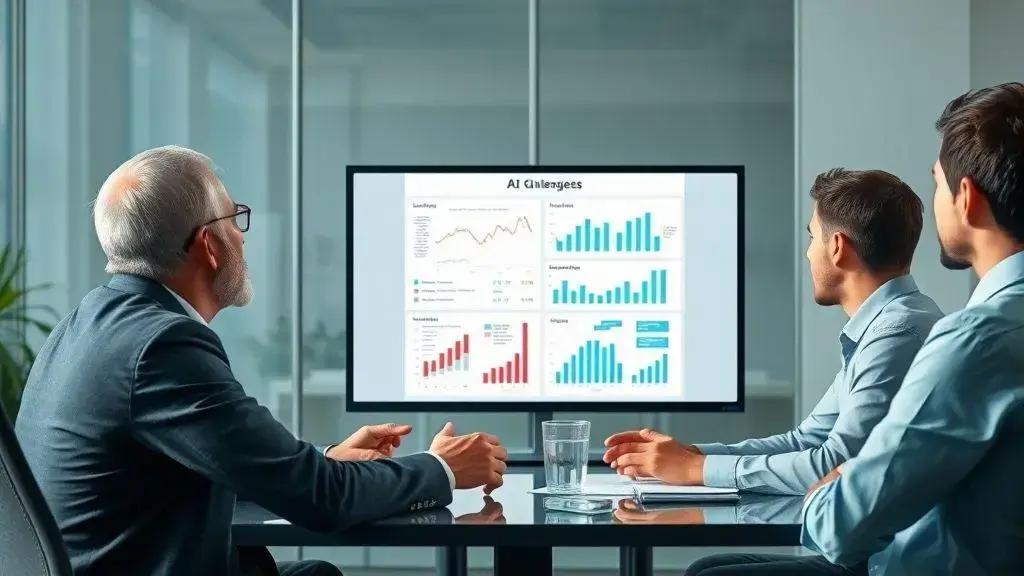 Desafios na implementação da IA em negócios