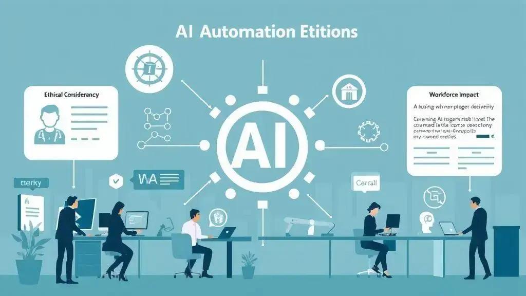 Considerações éticas e desafios da automação com IA