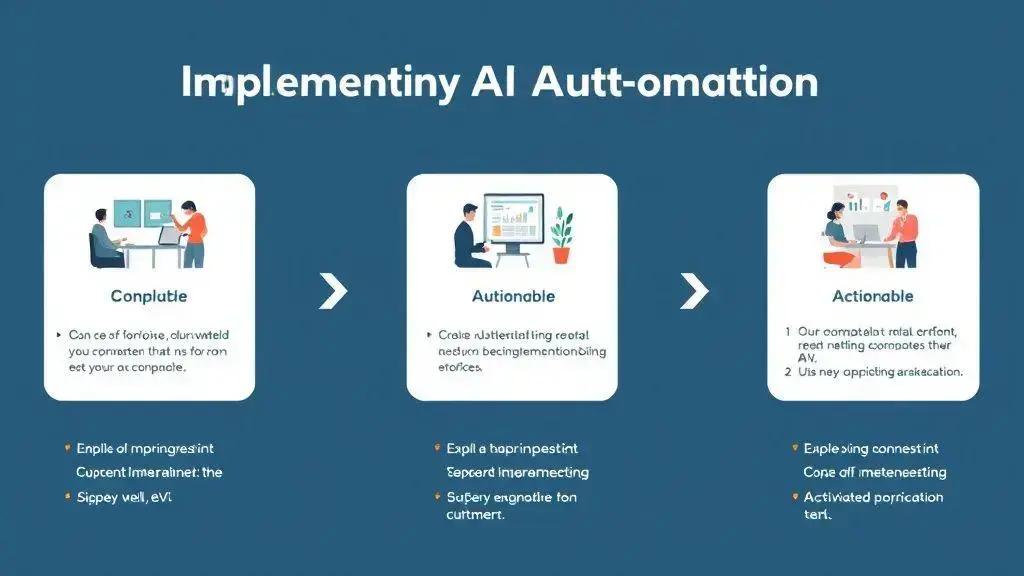 passos para implementar automação com IA