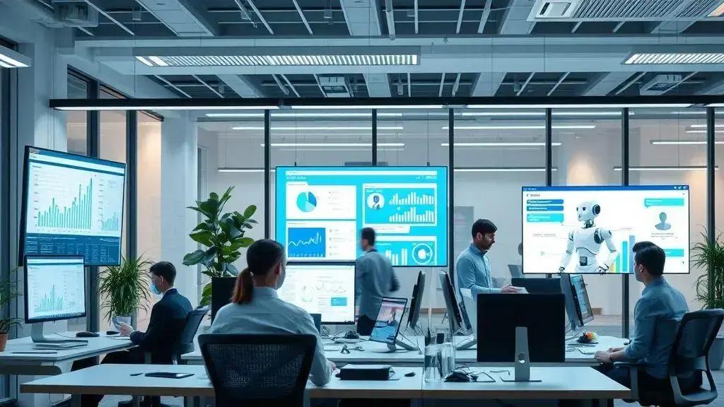 Benefícios da IA no ambiente empresarial Benefícios da IA no ambiente empresarial