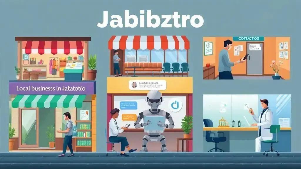 Exemplos de uso de chatbots por empresas locais