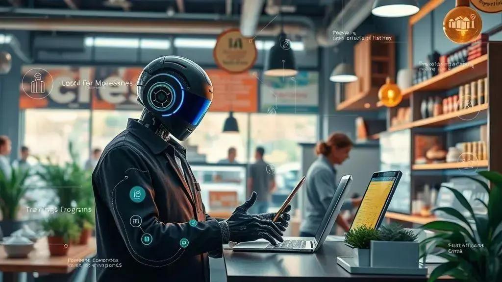 Futuro da IA para empresas locais