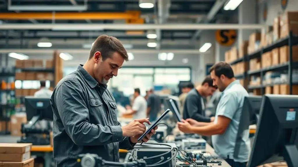benefícios da automação para empresas locais