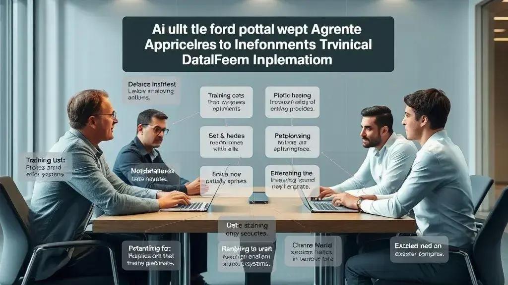 Desafios na implementação da automação com IA