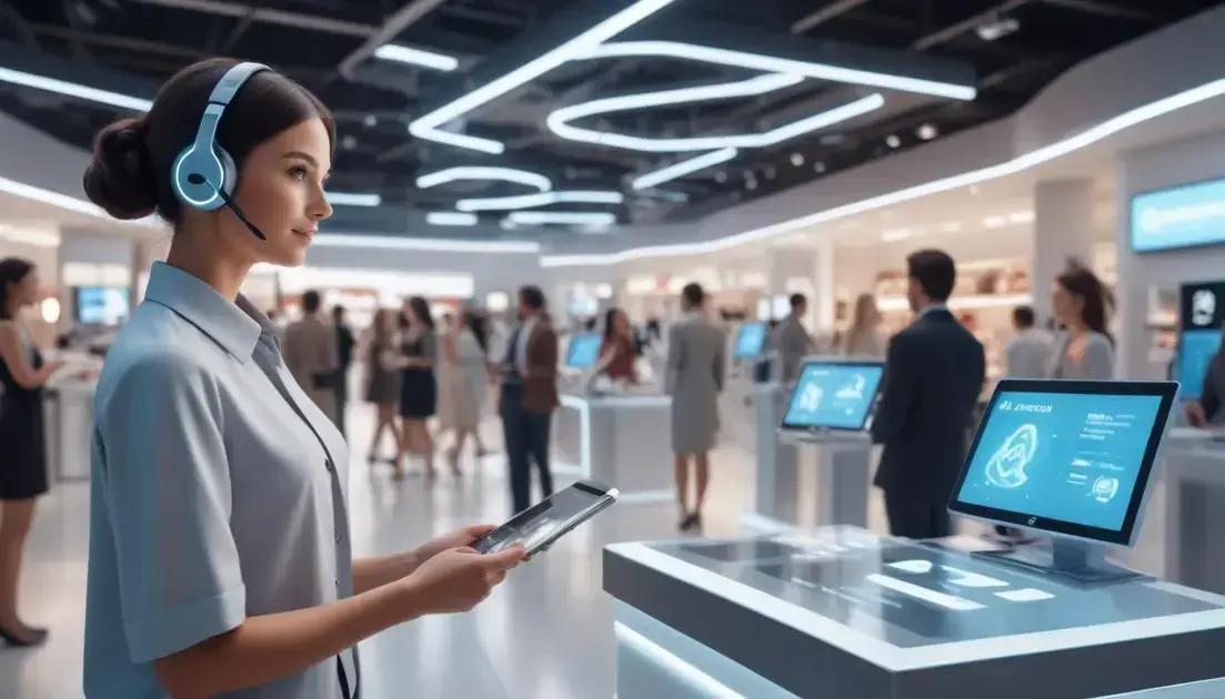 O futuro da interação com clientes usando IA